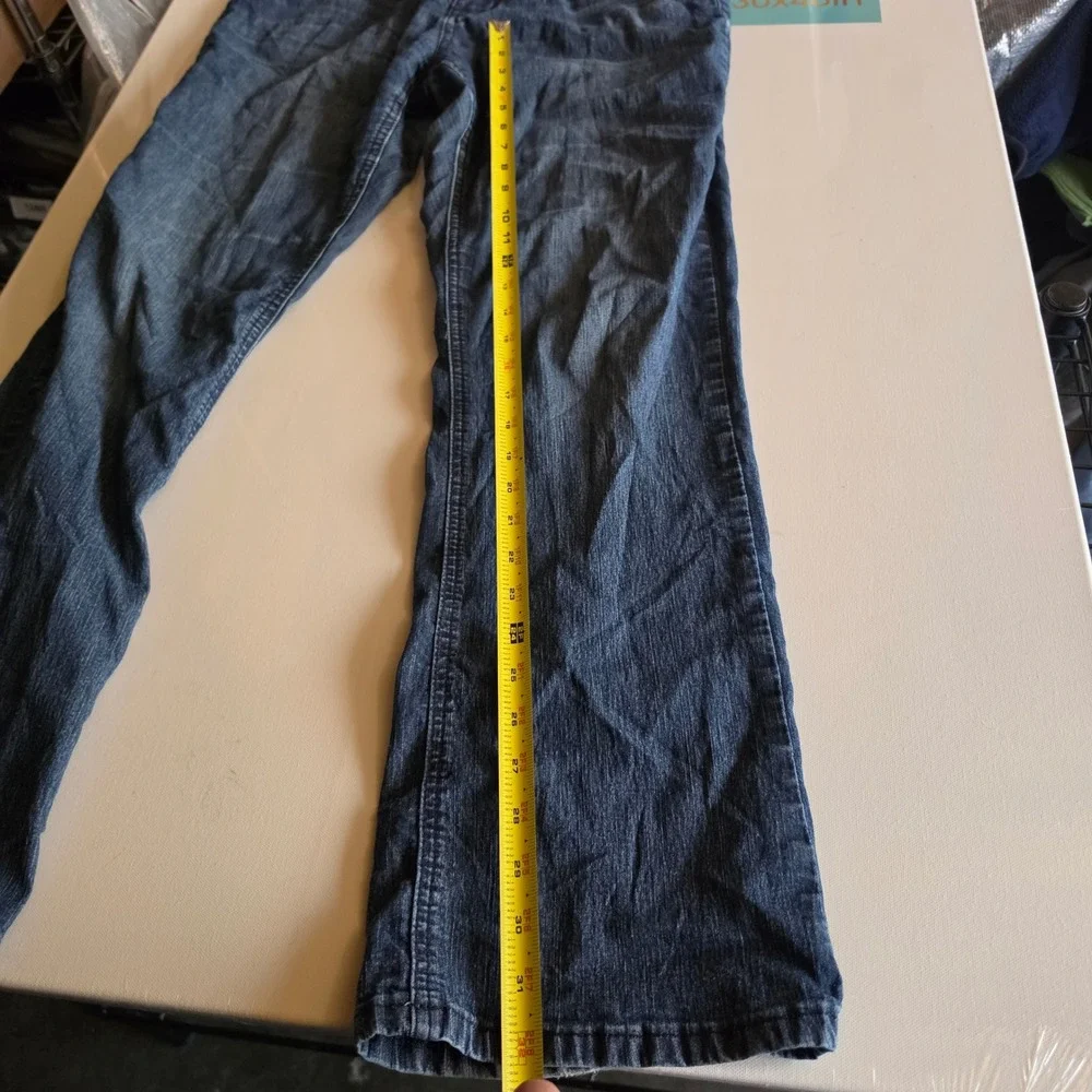 Angels Womens Bootcut Jeans Dark Wash Stretch Denim Size 12 Regular 13580